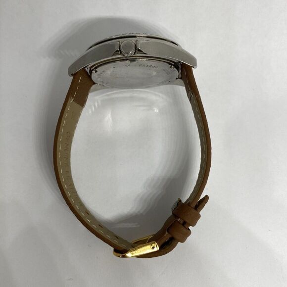 Fossil ES3202 Womens Brown Leather Analog White Dial Quartz Genuine Watch HK1064 - Picture 11 of 12